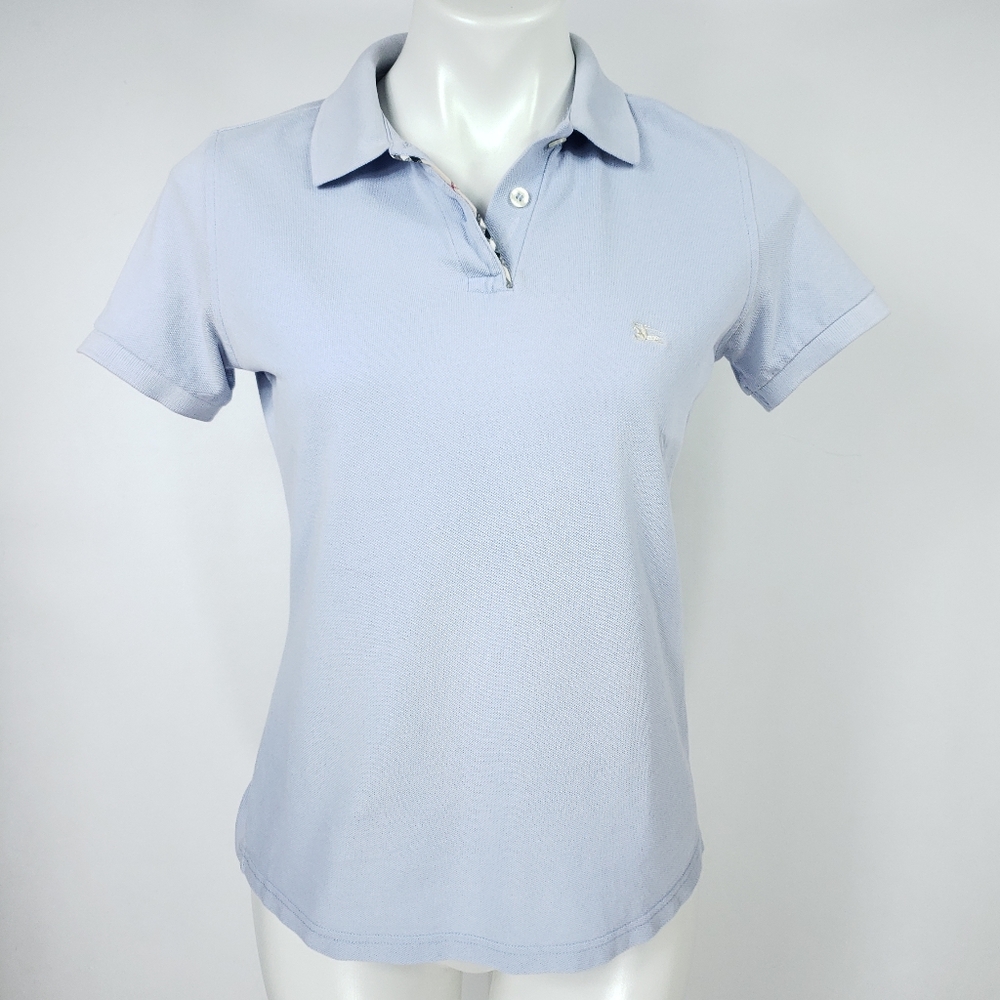 Burberry Light Blue Polo Shirt